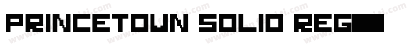 Princetown Solid Reg字体转换